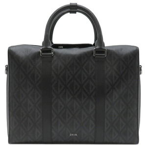 【無料郵送/関税込/正規品】 Dior Briefcase Black CD Diamond B Dior cd diamond briefcase - Gem